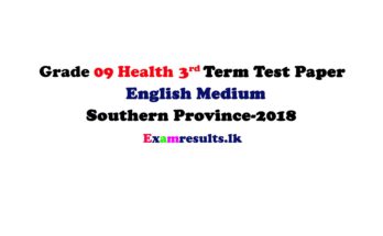 Grade-09-Health-3rd-Term-Test-Paper-2018-English-Medium-–-Southern-Province-examresult-lk