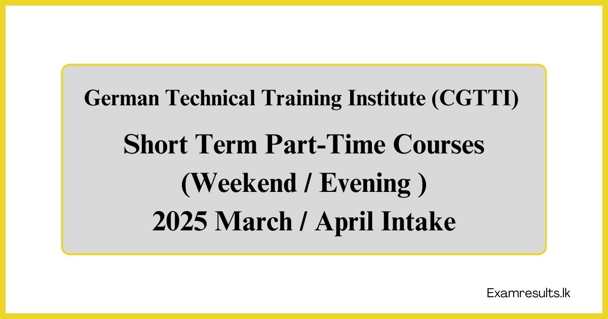 2025 March / April Intake