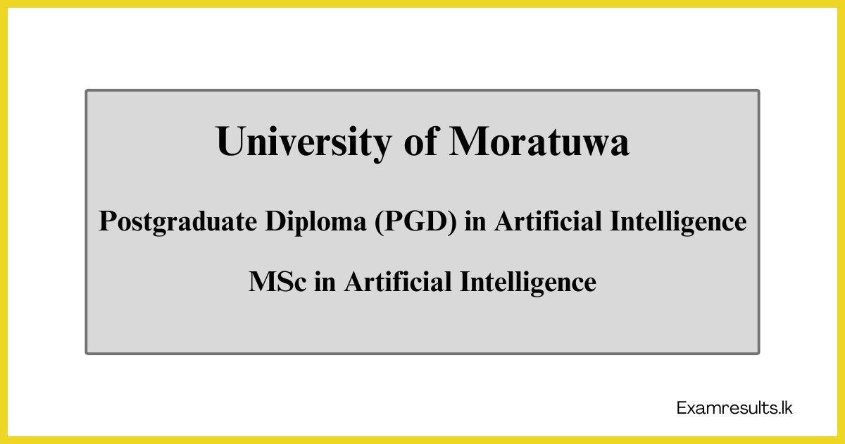 MSc in Artificial Intelligence