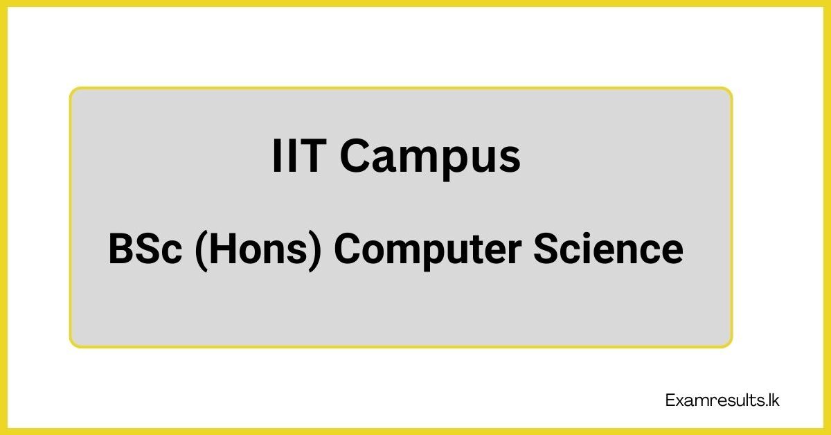 BSc (Hons) Computer Science - IIT Campus