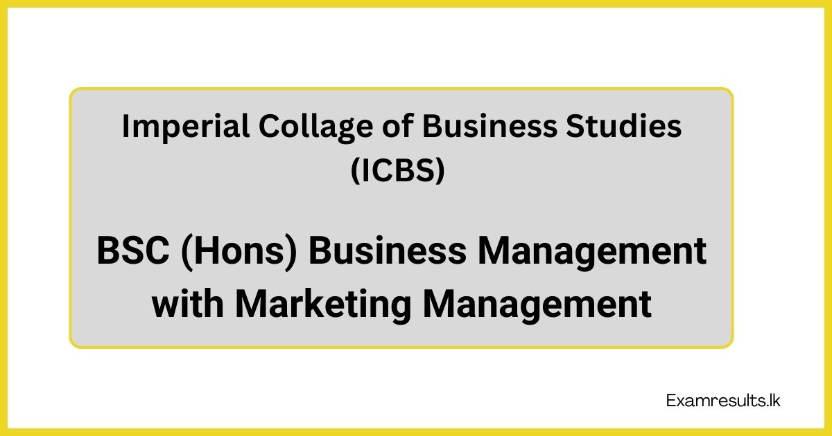 Imperial Collage of Business Studies (ICBS)