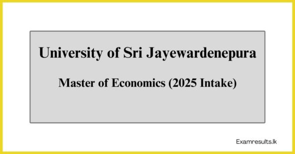 Master of Economics (2025 Intake).