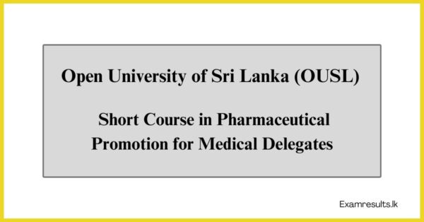 Short Course in Pharmaceutical Promotion for Medical Delegates