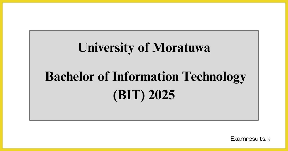 Bachelor of Information Technology (BIT)