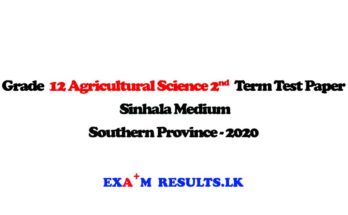 grade-12-agricultural-science-2nd-term-test-paper-marking-southern-province-2020-examresults-lk