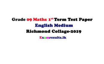 grade-9-maths-1st-term-test-english-medium-paper-richmond-collage-2019-examresult-lk