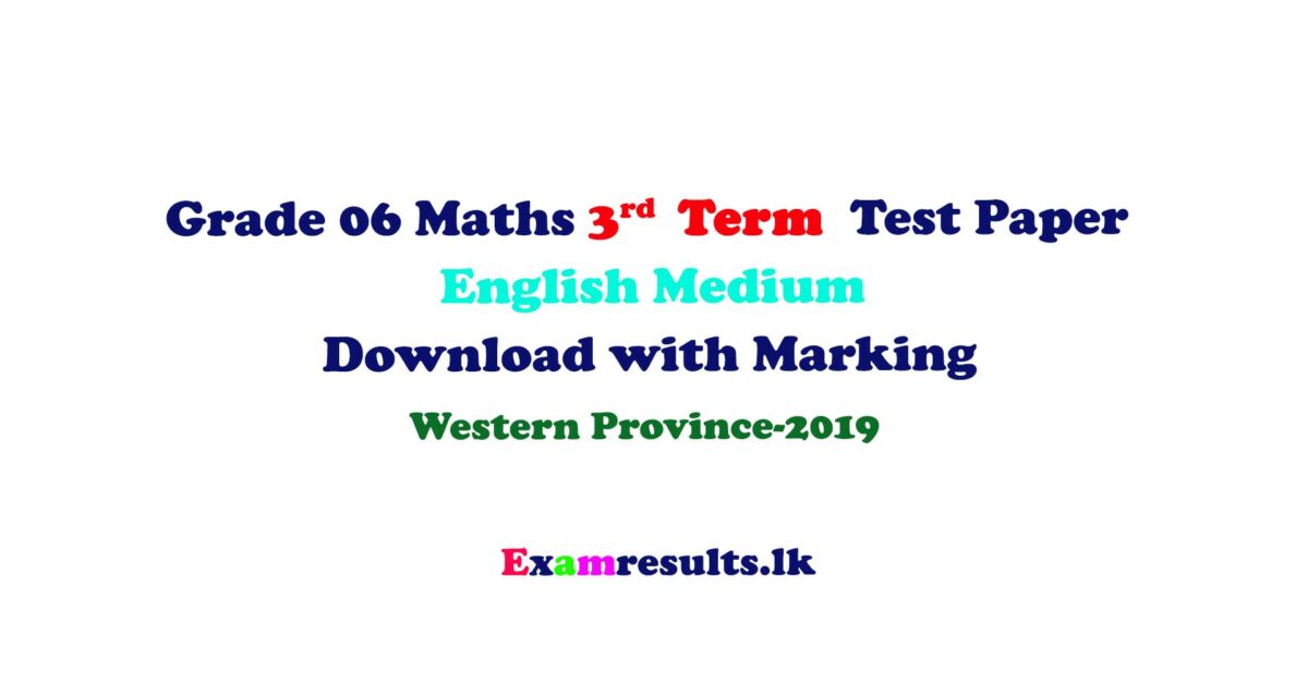 north,western,province,maths,grade 6,third,term,papers